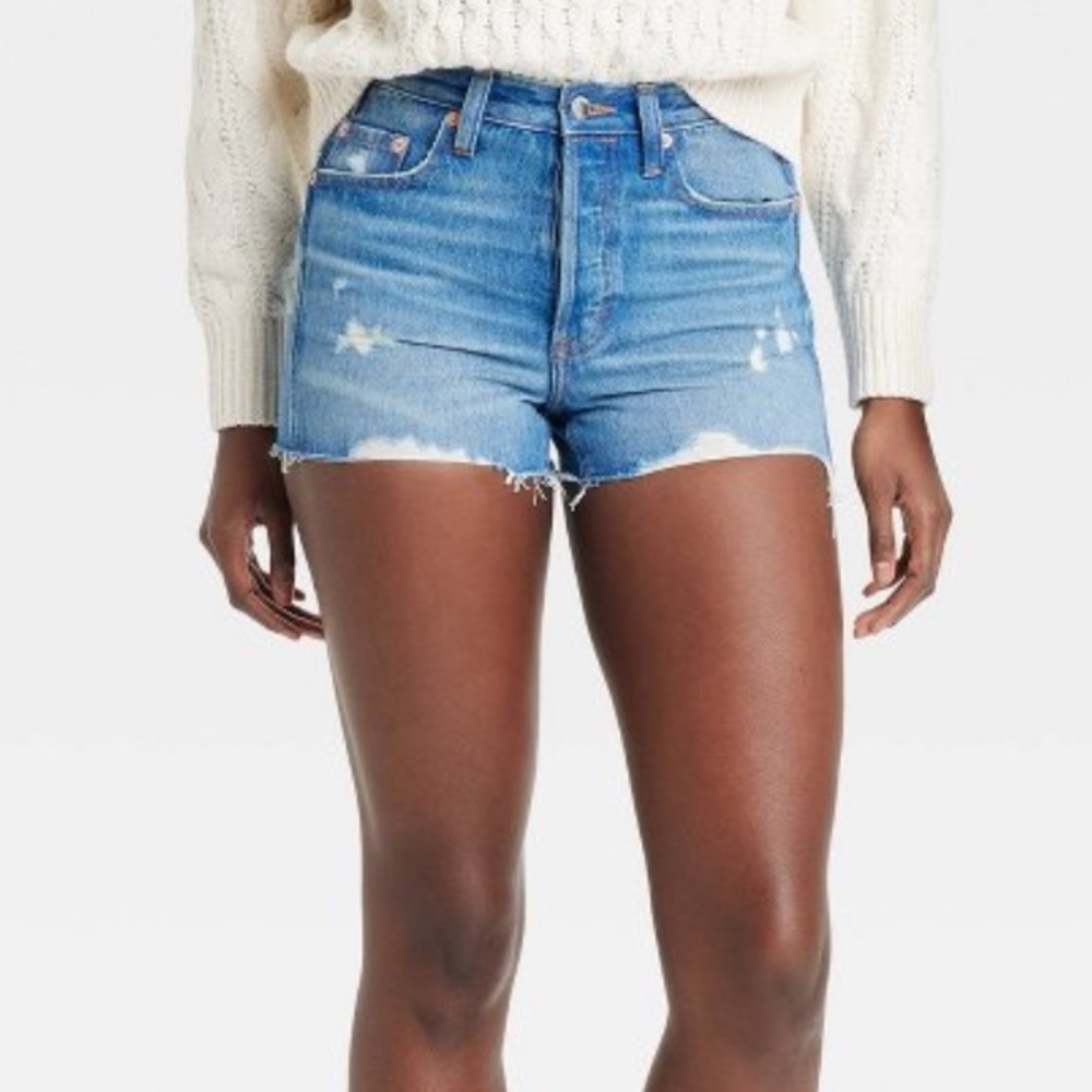 NWT women’s high rise mini cut off shorts  size 2